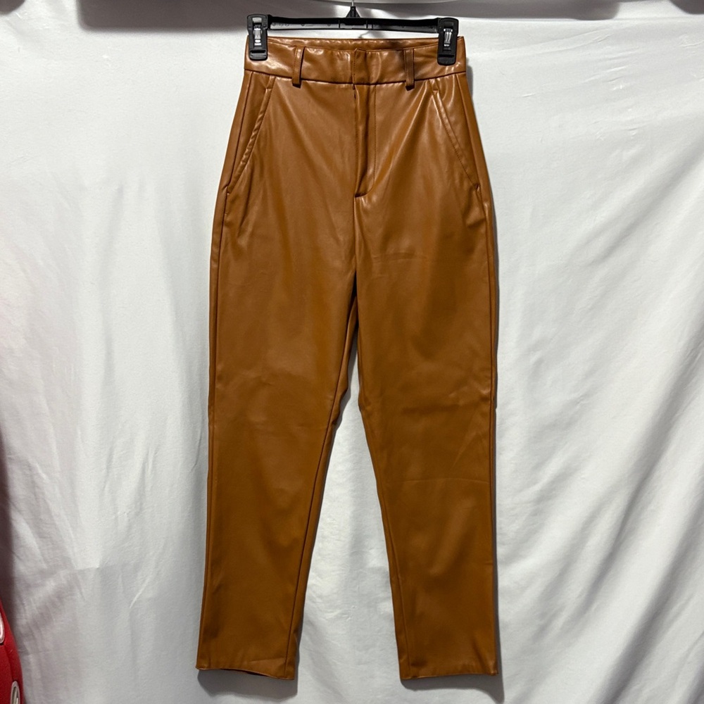 SHEIN Brown Straight Leg Pants